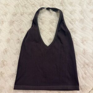 Urban Outfitters Deep V-Neck Tank Top